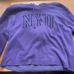 Pretty Purple NYU Sweater Size: Large
